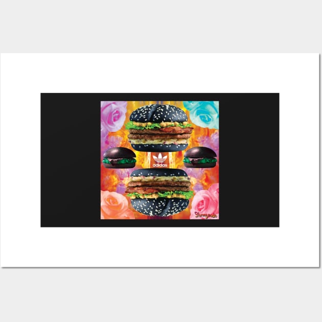 Health Goth Burger Wall Art by STORMYMADE